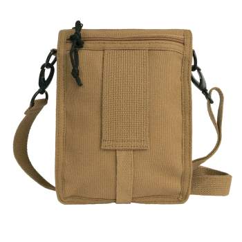 Coyote Brown Canvas Travel Portfolio Bag