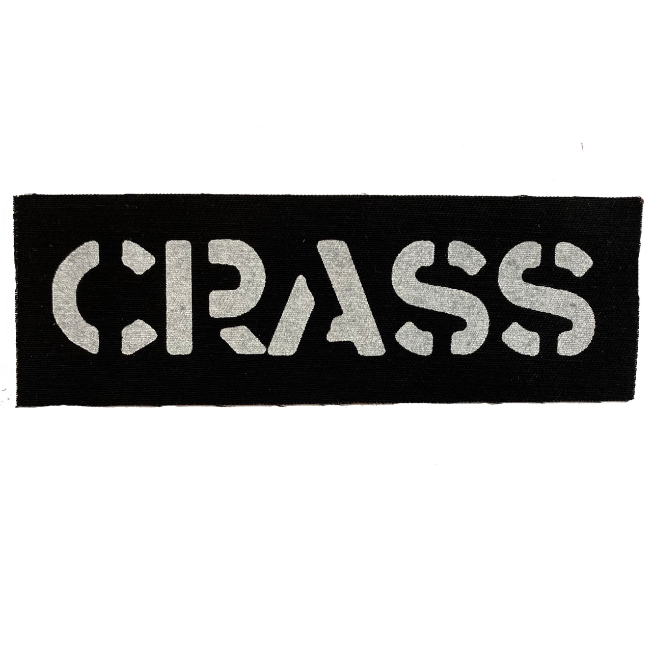 Crass Logo Black Cloth Patch