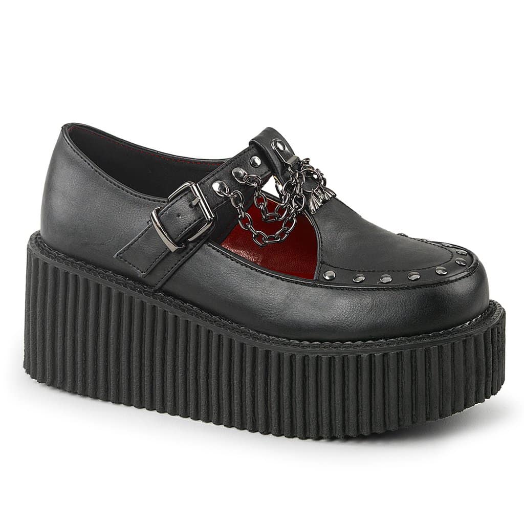 Platform T-Strap Creeper-215