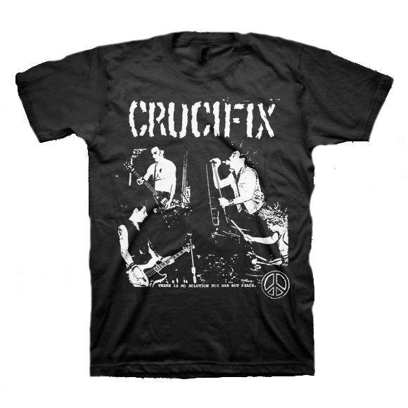 Crucifix No Solution to War T-Shirt
