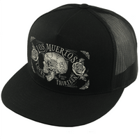 Thumbnail for Lucky 13 Trucker Hat Dead Skull