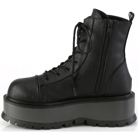 Demonia Black Platform Boot Slacker-55