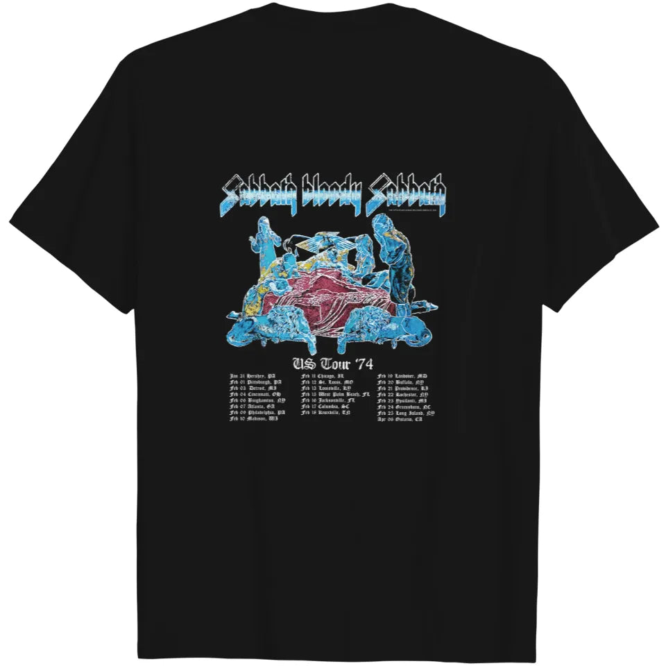 Black Sabbath US Tour Of '74 T-Shirt