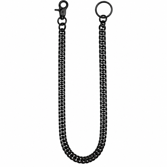 Black Double Link Wallet Chain 21''
