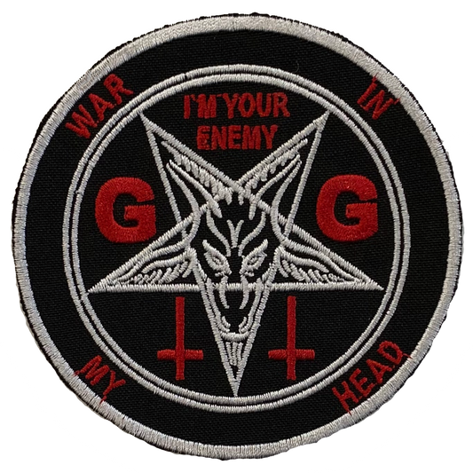 GG Allin Pentagram Embroidered Patch
