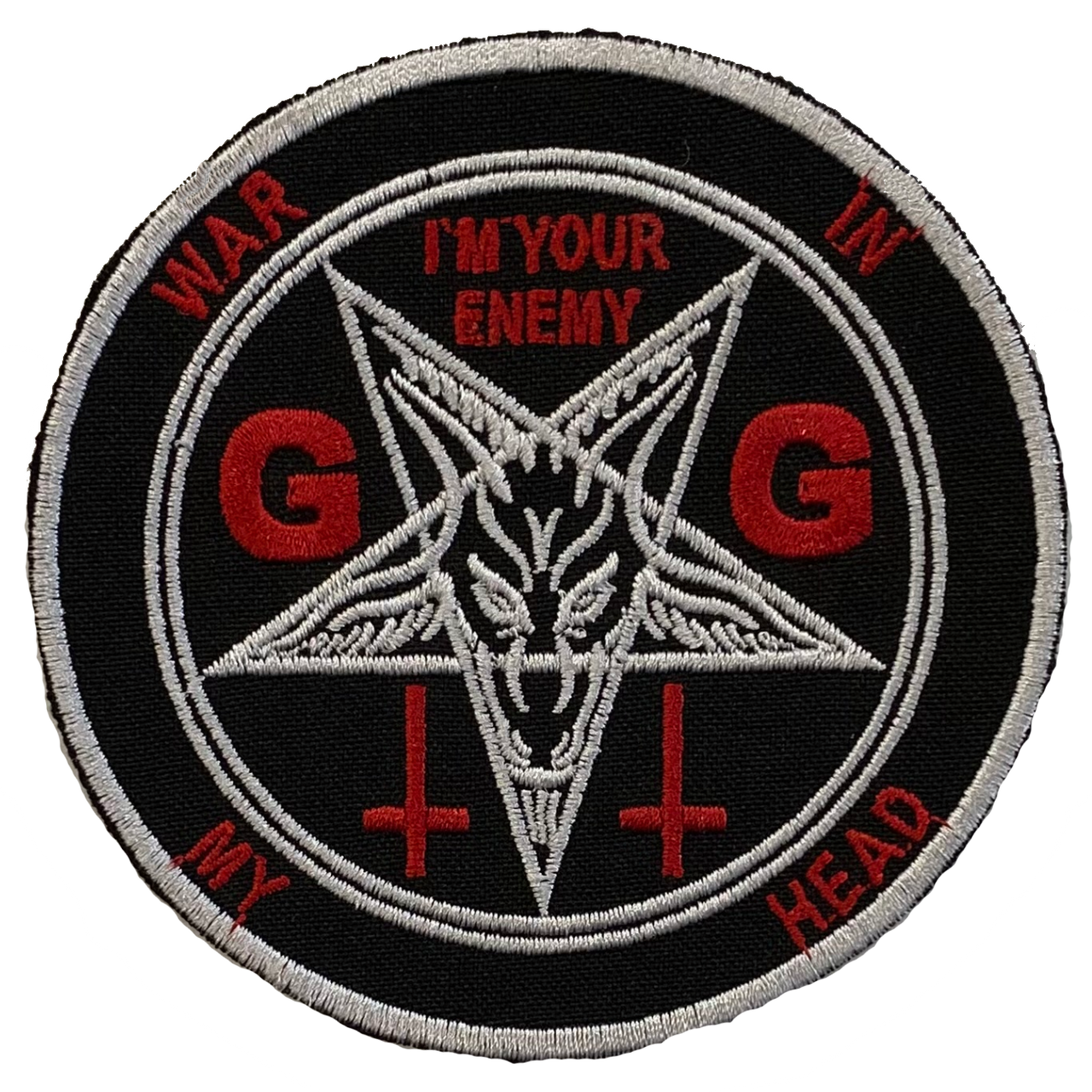 GG Allin Pentagram Embroidered Patch