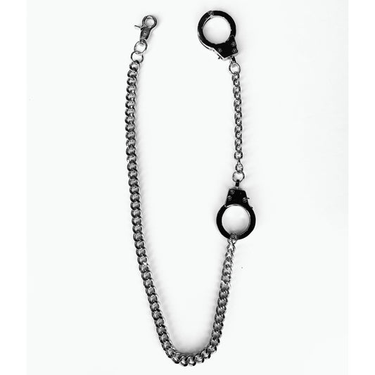 Chrome Handcuffs Wallet Chain 30"