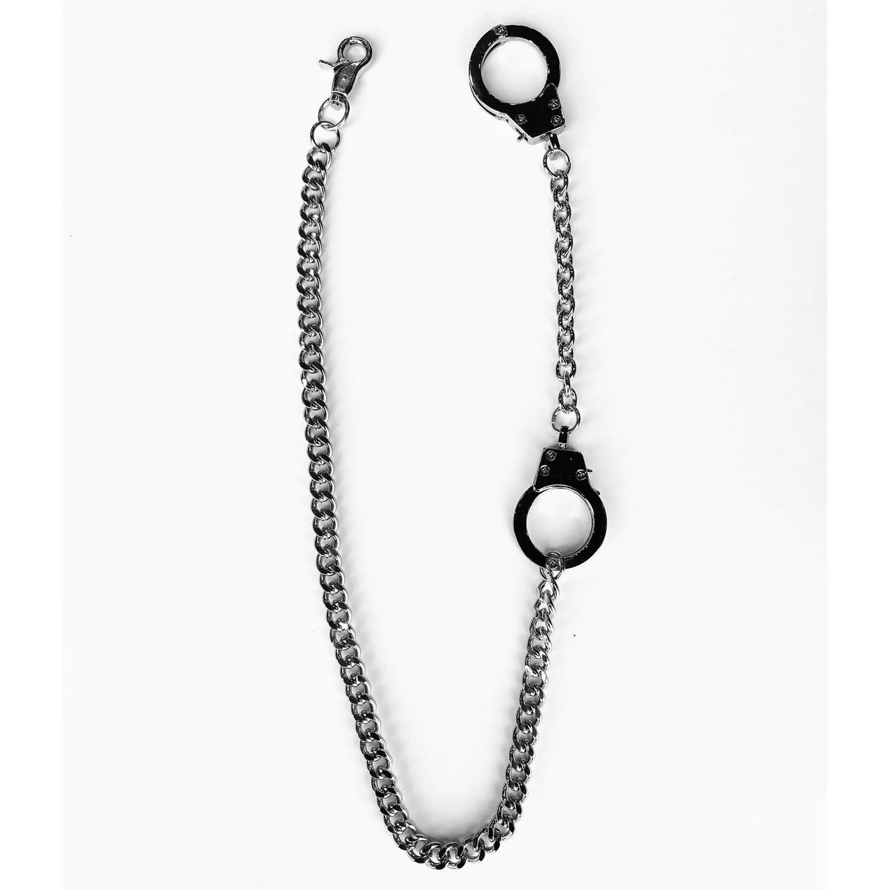 Chrome Handcuffs Wallet Chain 30"