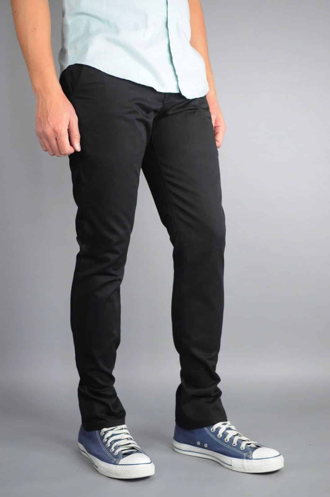 Black Chino Pants by Neo Blue