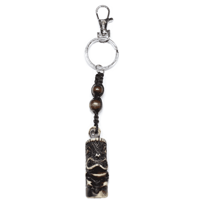Tiki Head Key Chain