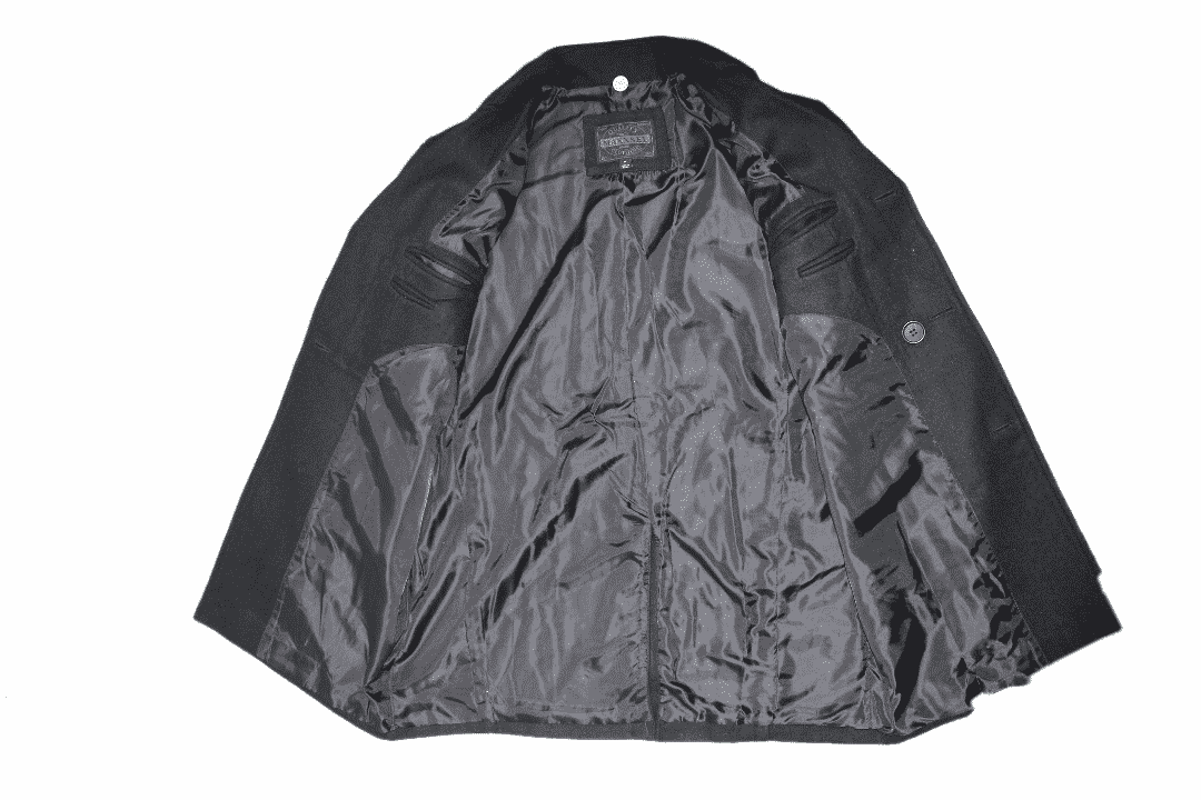 Black Double Breasted Pea Coat
