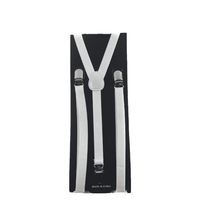 Thumbnail for White Skinny Suspenders