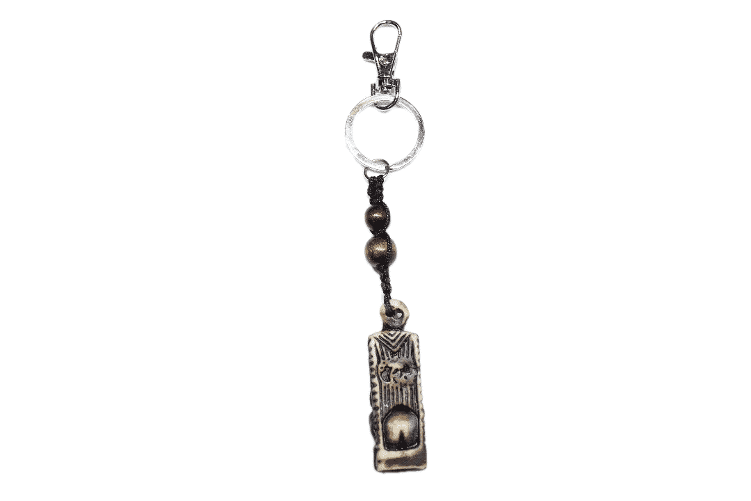 Tiki Head Key Chain