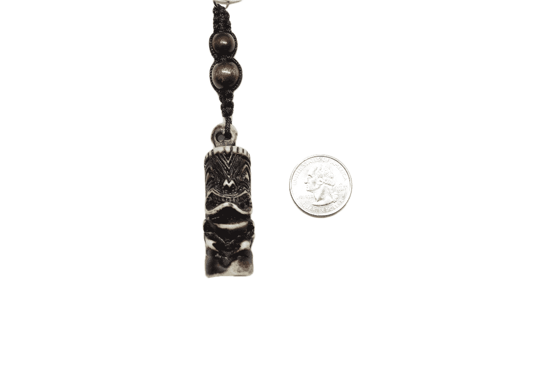 Tiki Head Key Chain