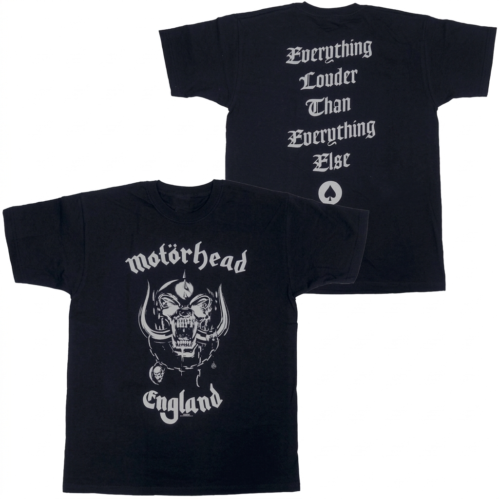 Motörhead England Double Sided T-Shirt