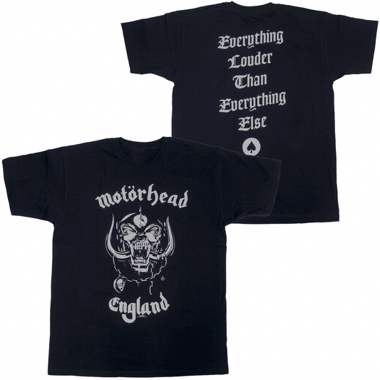 Motörhead England Double Sided T-Shirt