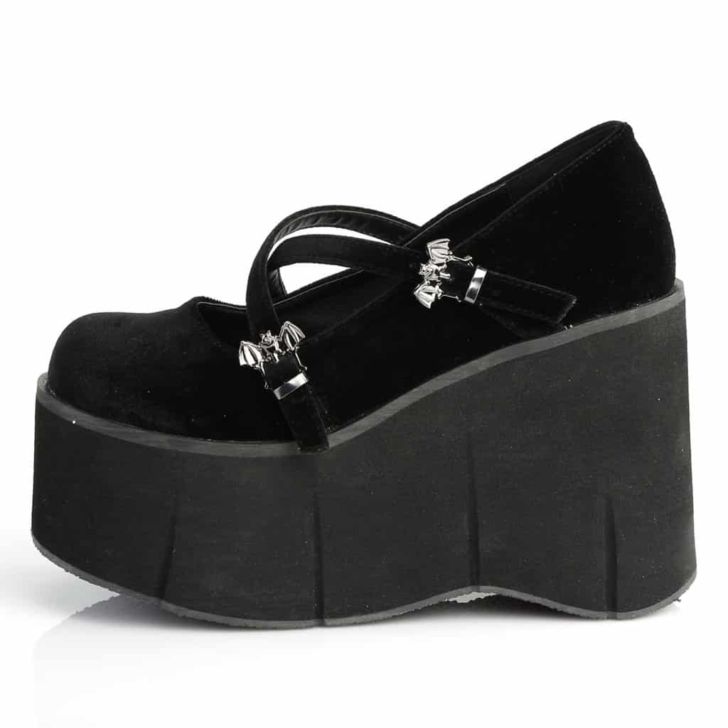 Demonia Velvet Platform Mary Jane Kera-10