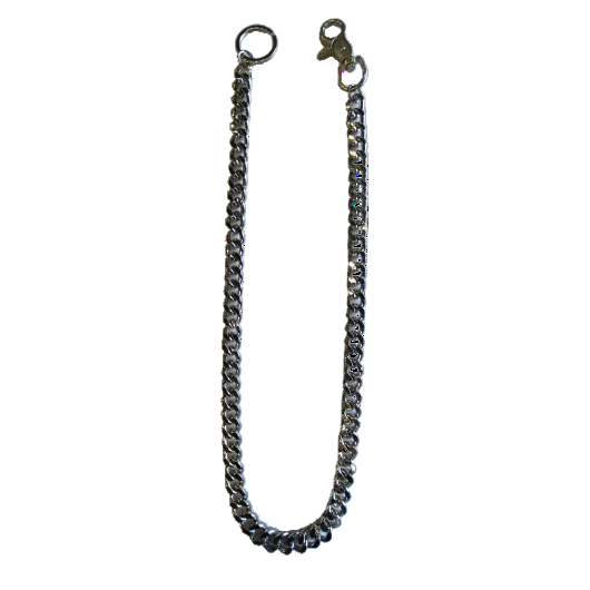 Chrome Medium Link Wallet Chain 30"