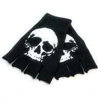 Thumbnail for Fingerless Skull Gloves