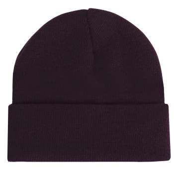 Maroon Cuff Beanie