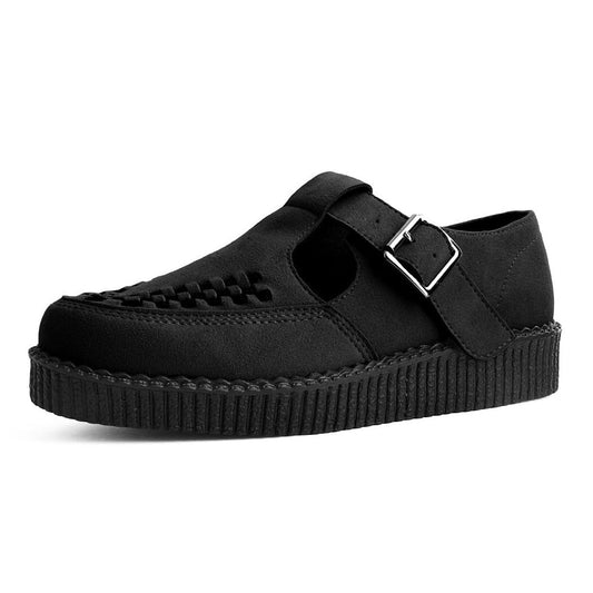 TUK Black T-Strap Mary Jane Creeper