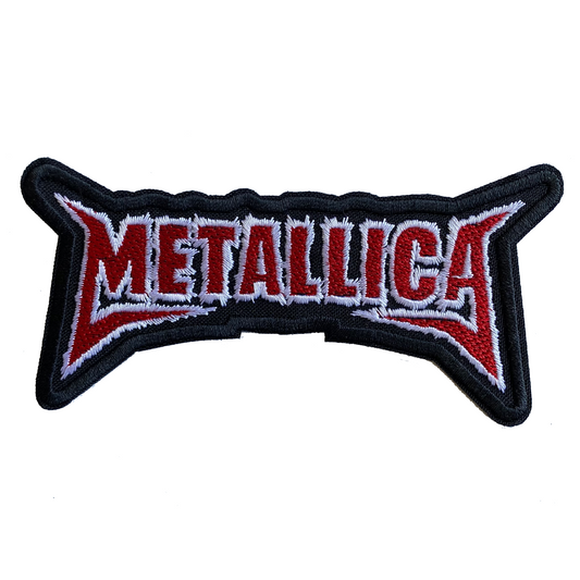 Metallica Red Logo Embroidered Patch