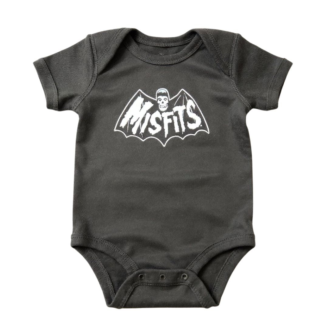 Misfits Bat Logo Baby Onesie