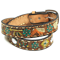 Thumbnail for Native American Leather Belt
