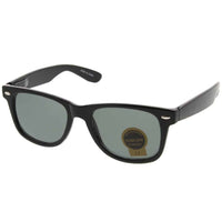 Thumbnail for Plain Black Sunglasses Wayfarer Style