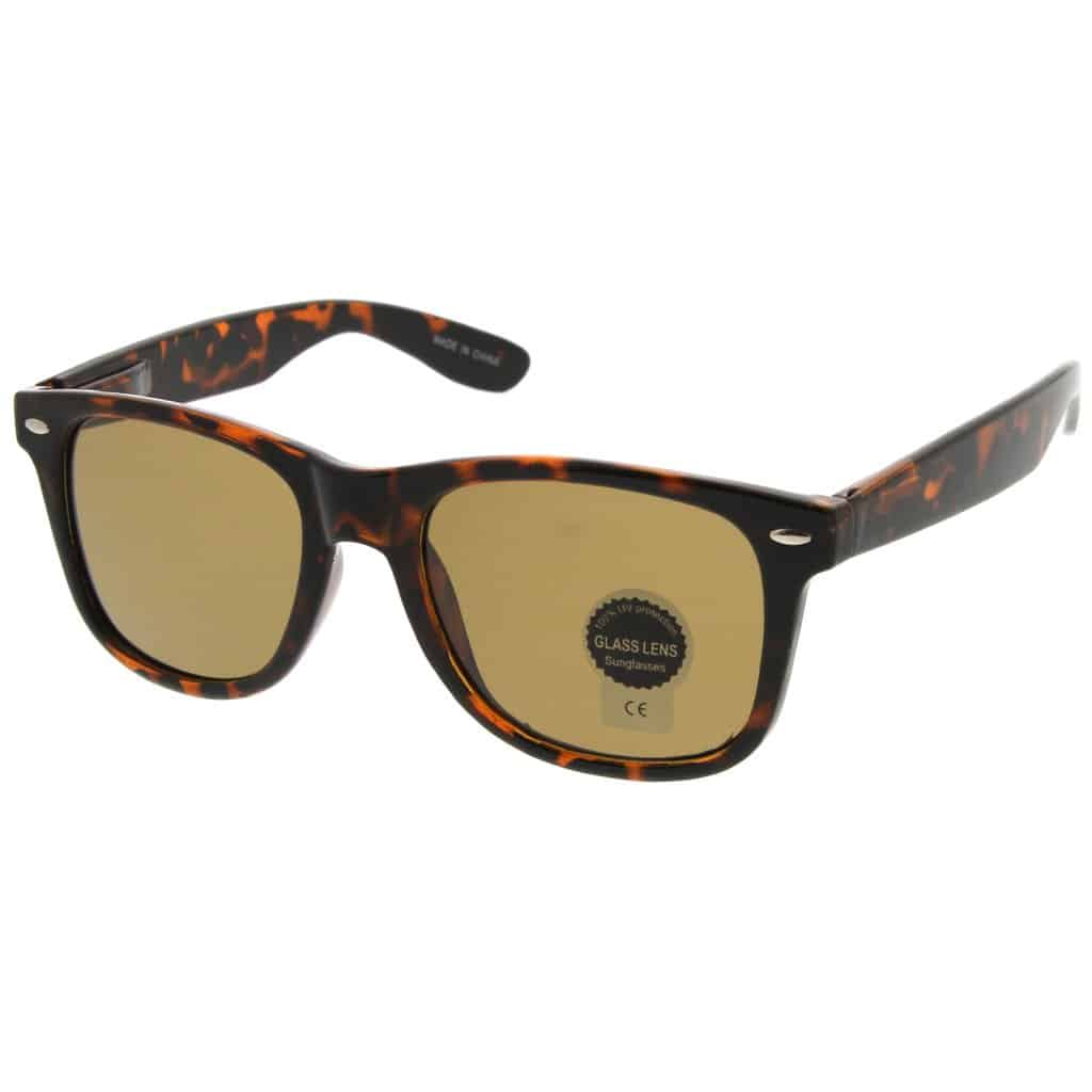 Tortoise Shell Sunglasses Wayfarer Style