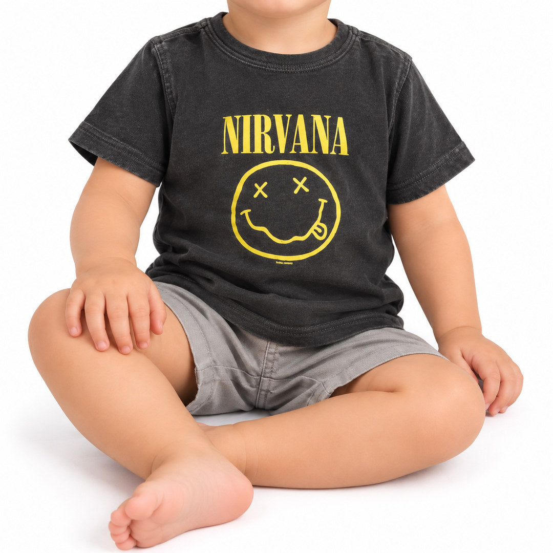 Nirvana Smiley Toddler T-Shirt