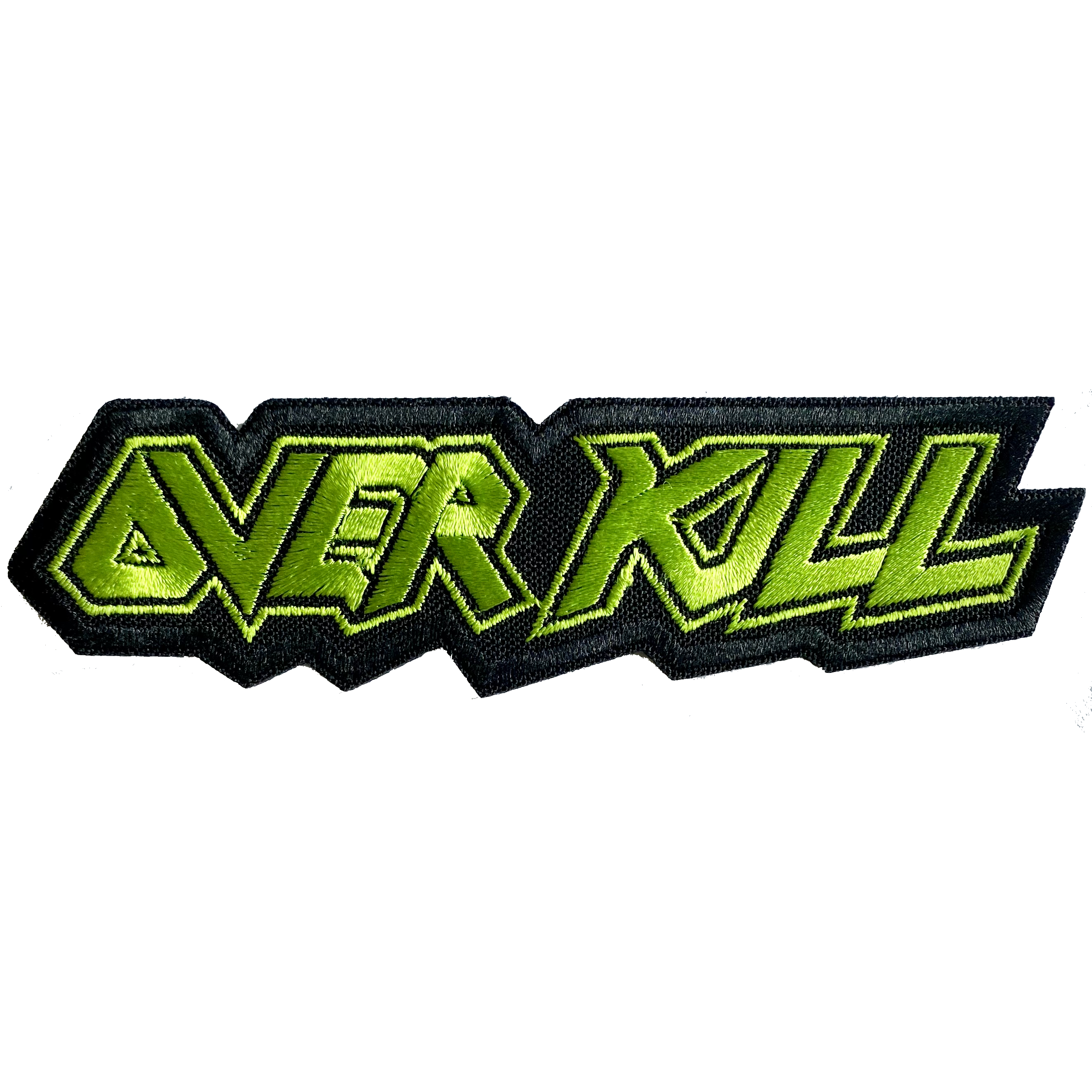 Overkill Logo Embroidered Patch – Red Zone
