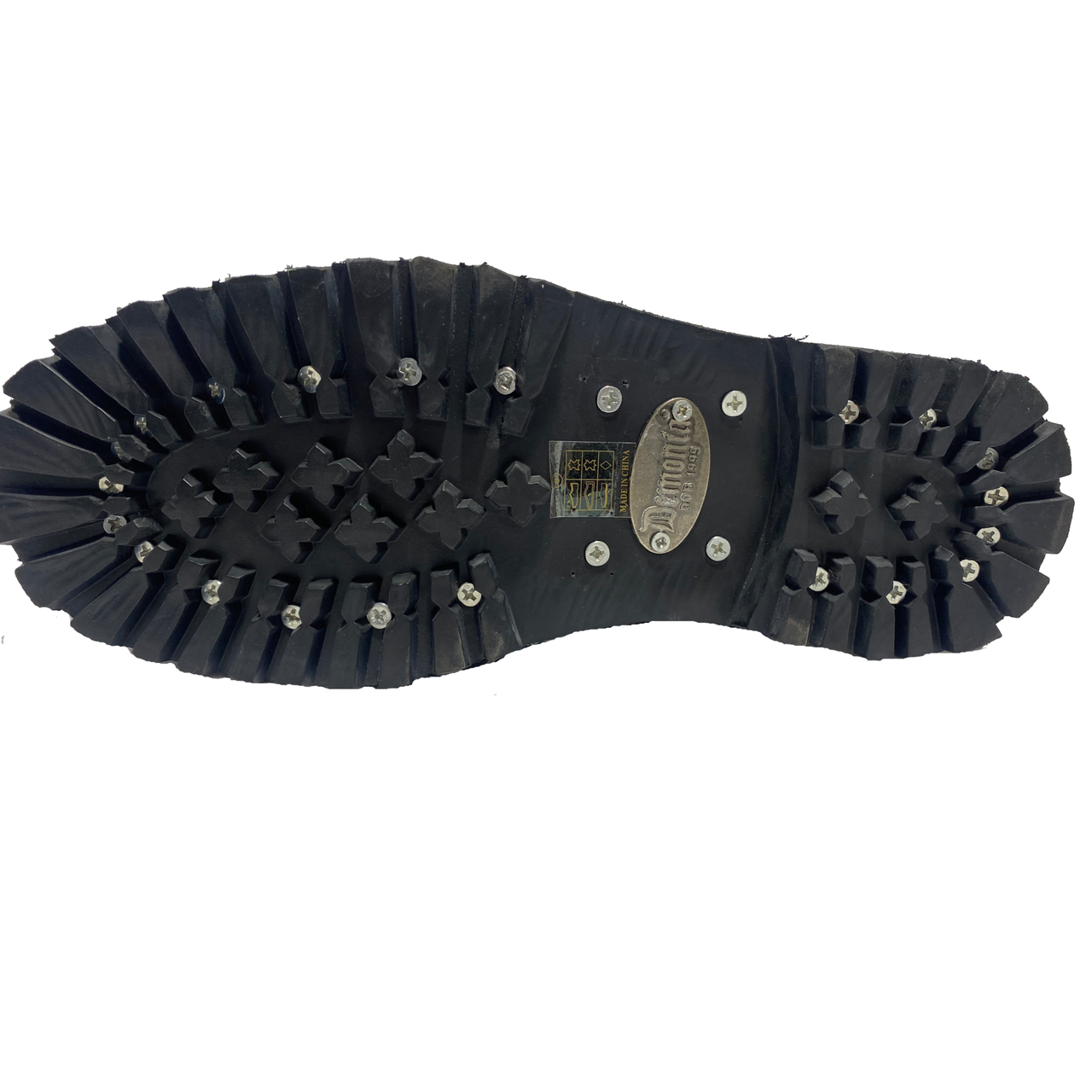 Demonia steel toe boots sales