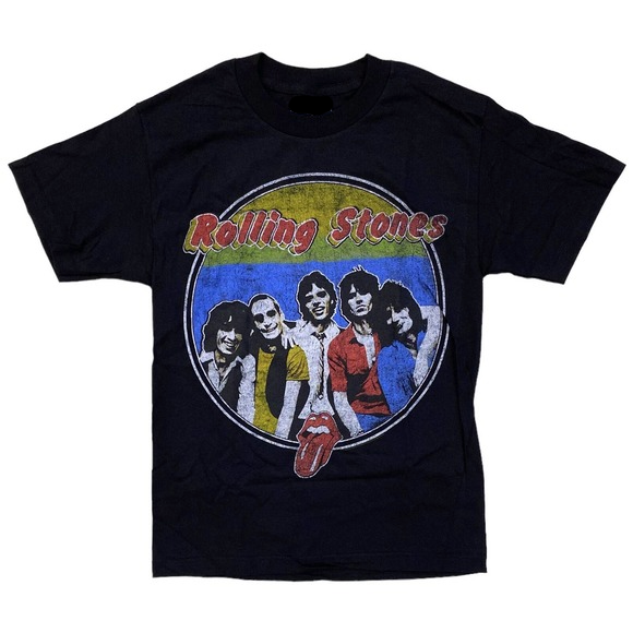 Rolling Stones Distressed Group Photo T-Shirt