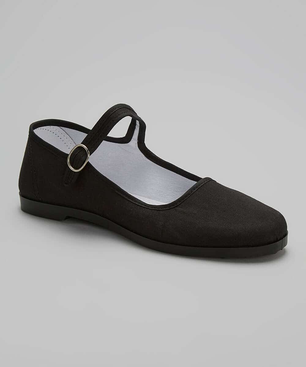 Pandamerica Mary Jane Black Cotton
