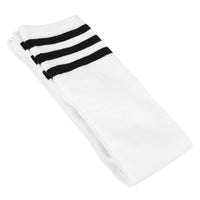 Thumbnail for White Striped Knee High Socks