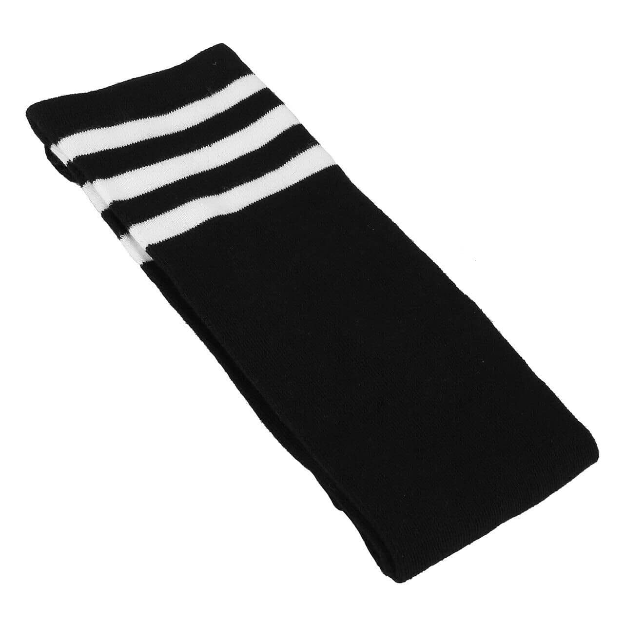 Black Striped Knee High Socks