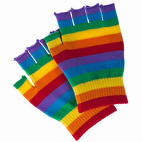 Thumbnail for Rainbow Fingerless Gloves