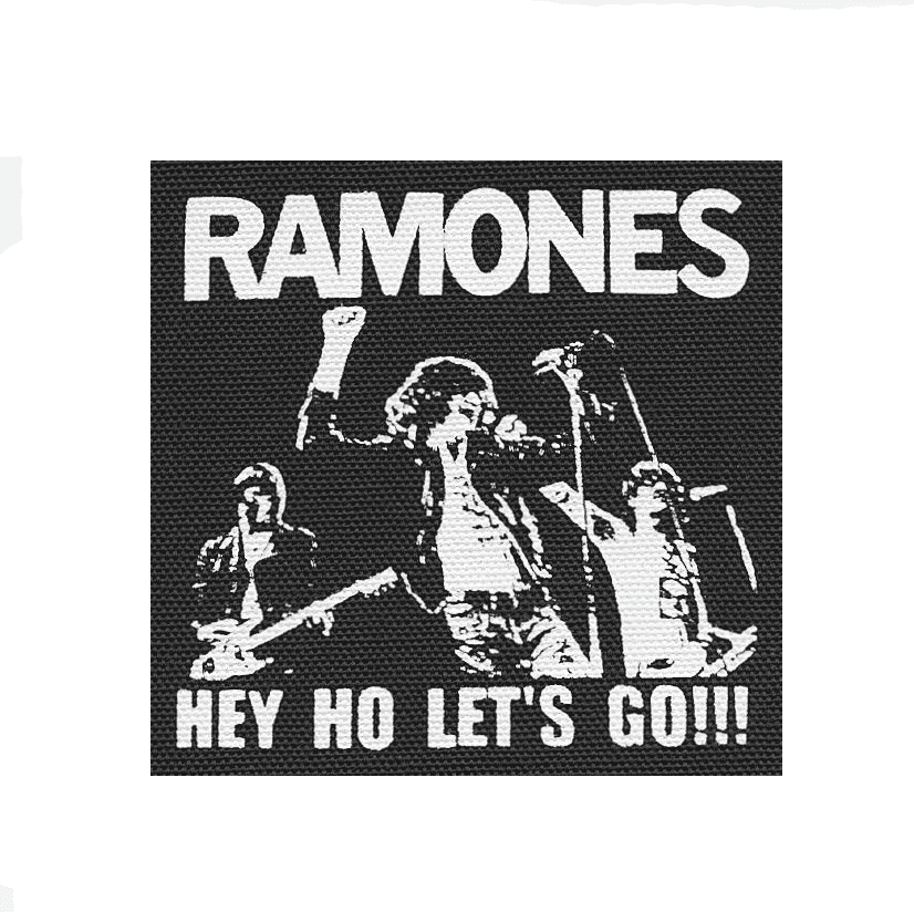 Ramones Hey Ho Lets Go Cloth Patch