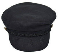 Thumbnail for Black Wool Greek Fisherman Hat
