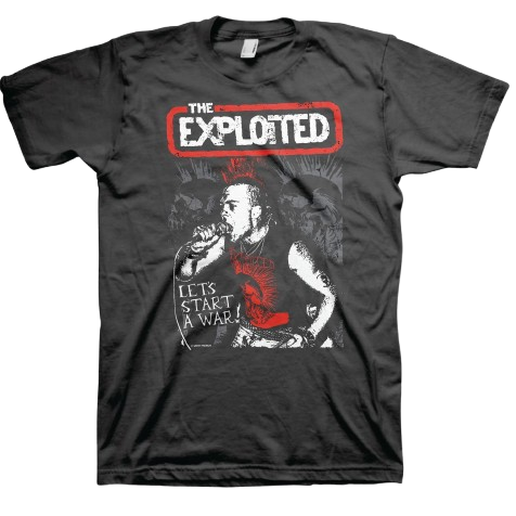 Exploited Lets Start A War T-Shirt