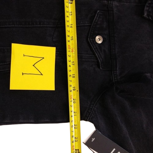 Black Mens Casual Denim Jacket