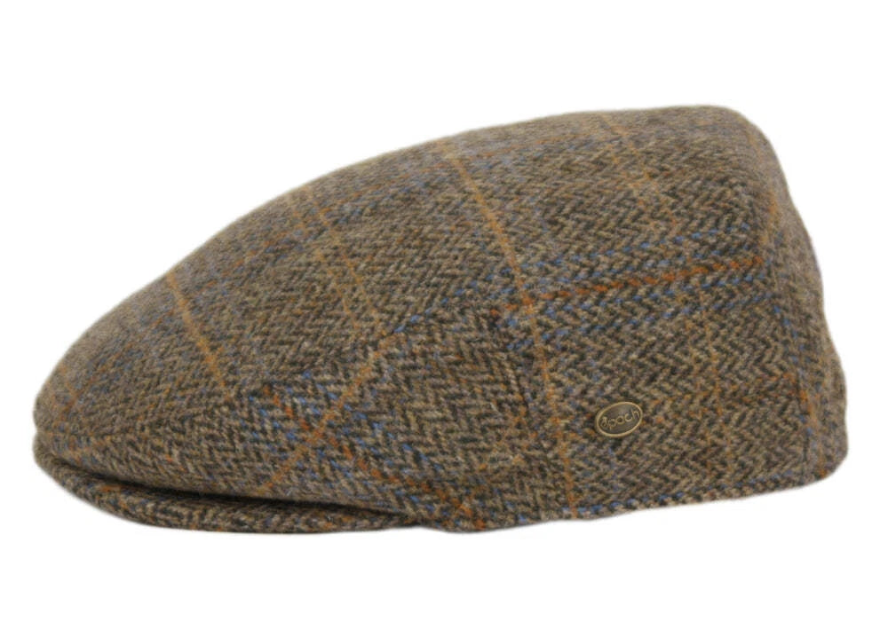 Mens Olive Wool Newsboy Cap