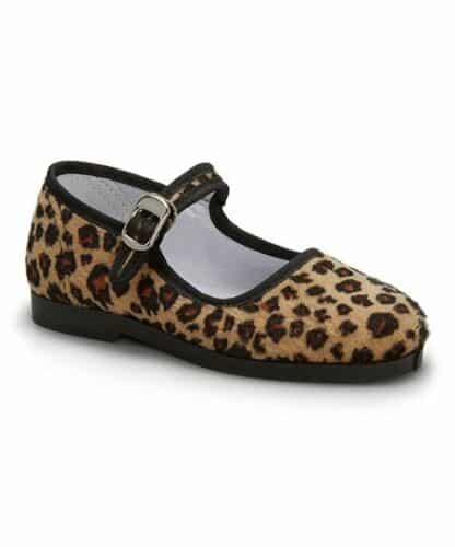 Pandamerica Mary Jane Faux Leopard