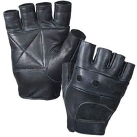 Thumbnail for Black Fingerless Biker Gloves
