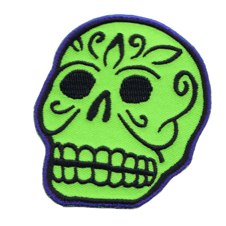 Green Skull Patch