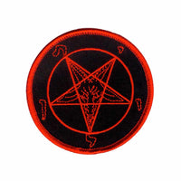 Thumbnail for Black and Red Pentagram Patch