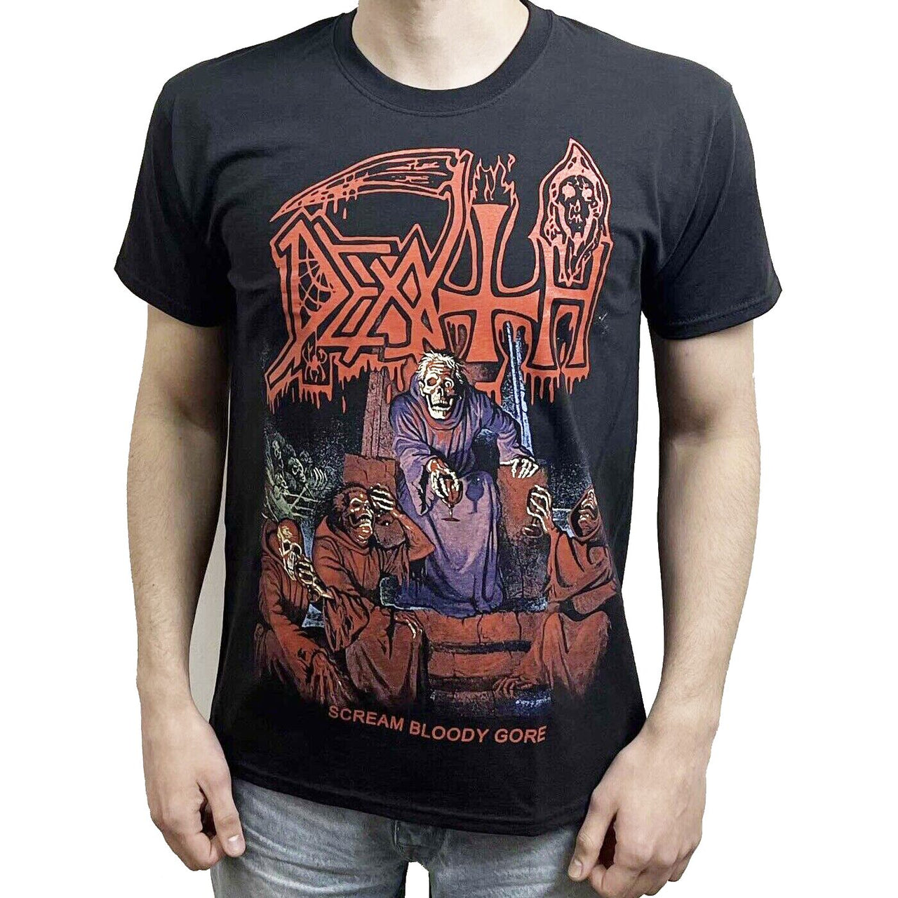 Death scream bloody gore sales shirt