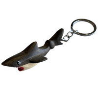 Thumbnail for Wooden Shark Key Chain