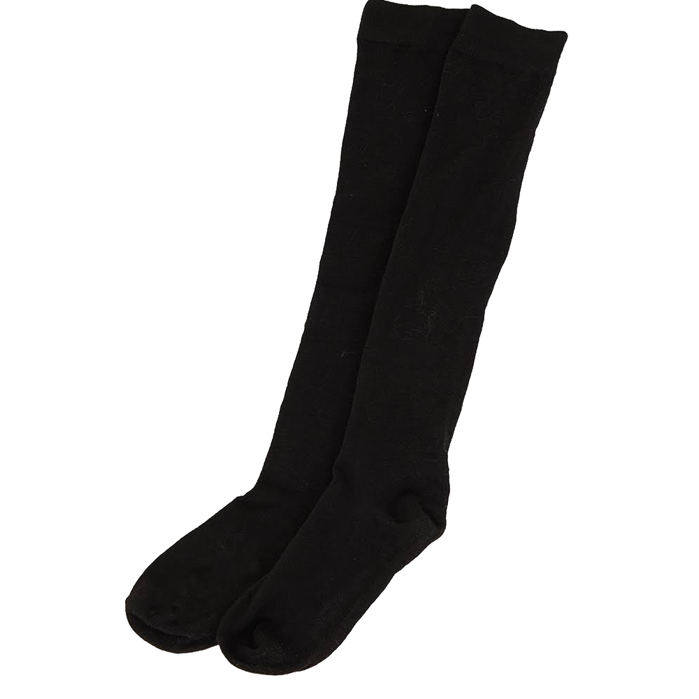 Black Over The Knee Socks